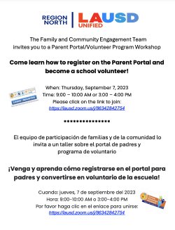 PARENT PORTAL FLYER